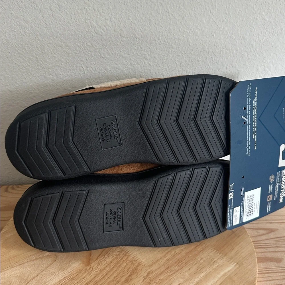 Isotoner Mens Moccasin Slippers